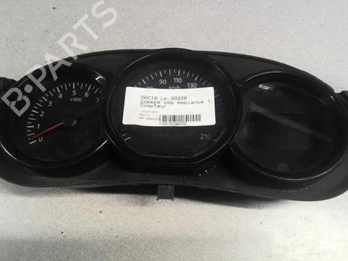 Used Instrument cluster DACIA DOKKER Express Box Body/MPV 1.5 dCi (FEAJ) (90 hp) 21663435