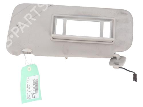 Used Left sun visor Left sun visor PEUGEOT 407 (6D_) 2.0 HDi 135 (6DRHRH, 6DRHRE, 6DRHRG, 6DRHRJ) (136 hp) 31655340 31655340