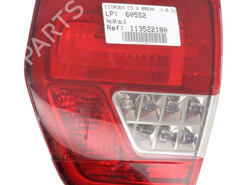 Used Right tailgate light CITROËN C5 III Break (RW_) 1.6 HDi 110 (112 hp) 29758520