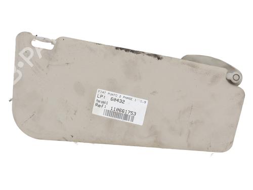 Used Left sun visor FIAT PUNTO (188_) 1.9 DS 60 (188.031, .051, .231, .251) (60 hp) 28211030