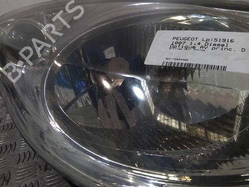 Used Right headlight PEUGEOT 1007 (KM_) 1.4 HDi (68 hp) 20355442
