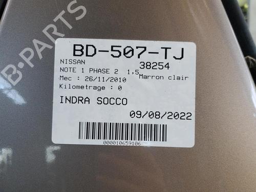 Right mirror NISSAN NOTE (E11, NE11) 1.5 dCi | BP20362460C27 
