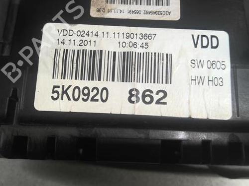 Instrument cluster VW GOLF VI (5K1) 1.4 | BP21786379C47 