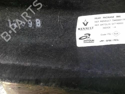 Rear parcel shelf RENAULT MEGANE III Hatchback (BZ0/1_, B3_) 1.9 dCi (BZ0N, BZ0J) | BP20359531C85 