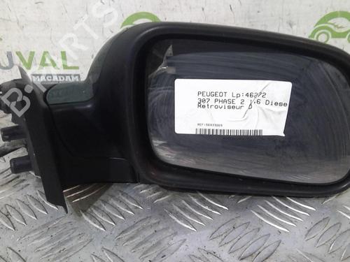 Right mirror PEUGEOT 307 (3A/C) 1.6 HDi | BP21592427C27 