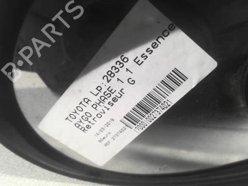 Left mirror TOYOTA AYGO (_B1_) 1.0 (KGB10_, KGB10R) | BP22000496C26 