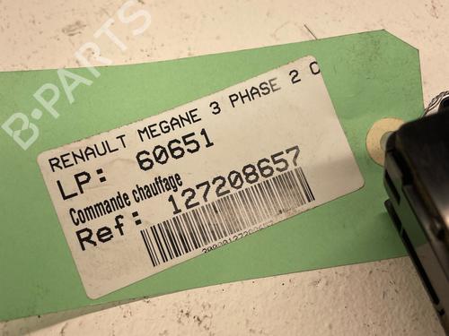 Klimabedienteil für Klimabedienteil RENAULT MEGANE III Coupe (DZ0/1_) 1.5 dCi (DZ09, DZ0D, DZ1F, DZ1G, DZ14, DZ29) (110 hp) 36761068 36761068