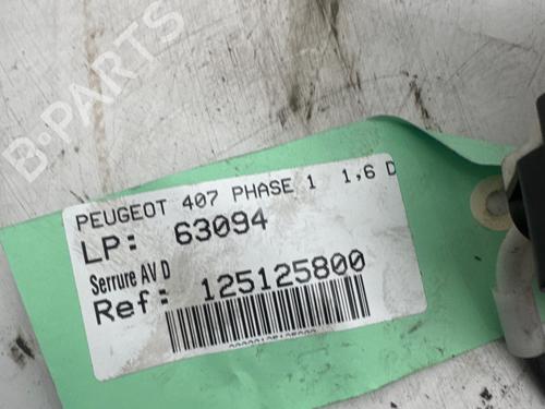 Used Front right lock Front right lock PEUGEOT 407 (6D_) 1.6 HDi 110 (6D9HZC, 6D9HYC) (109 hp) 34454989 34454989