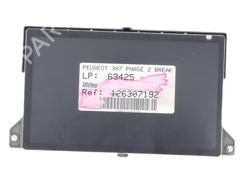 Used Display monitor Display monitor PEUGEOT 307 SW (3H) [2002-2009] 35998100 35998100