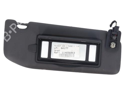 Used Right sun visor Right sun visor PEUGEOT 208 I (CA_, CC_) 1.6 HDi (92 hp) 30261609 30261609
