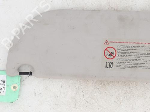 Used Right sun visor Right sun visor CITROËN C3 II (SC_) 1.4 HDi 70 (SC8HZC, SC8HR0, SC8HP4) (68 hp) 21728340 21728340