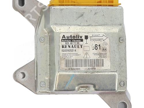 Used ECU airbags RENAULT ESPACE IV (JK0/1_) 2.0 dCi (JK01, JK02, JK1J, JK1K, JK1H) (150 hp) 31166494