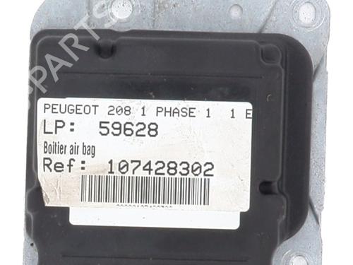 Used ECU airbags PEUGEOT 208 I (CA_, CC_) 1.0 VTi (68 hp) 27161694