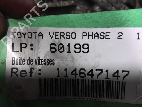 Used Gearbox TOYOTA VERSO (_R2_) 1.6 D4-D (WAR20_) (112 hp) 30306830