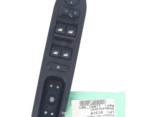 Left front window switch PEUGEOT 407 (6D_) 2.0 16V (6DRFJC, 6DRFJE, 6DRFJF) | BP31582733I27 