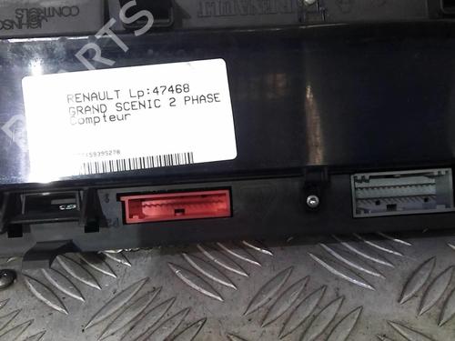 Instrument cluster RENAULT GRAND SCÉNIC II (JM0/1_) 1.9 dCi (JM0G, JM12, JM1G, JM2C) | BP21663469C47 
