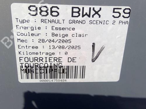 Front right door window RENAULT GRAND SCÉNIC II (JM0/1_) 1.6 | BP28099514C19 