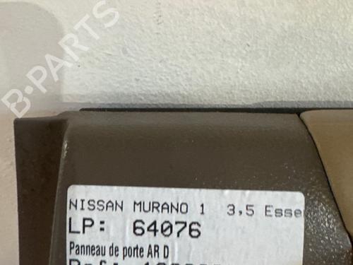 Used Rear right panel Rear right panel NISSAN MURANO I (Z50) 3.5 4x4 (234 hp) 39957594 39957594