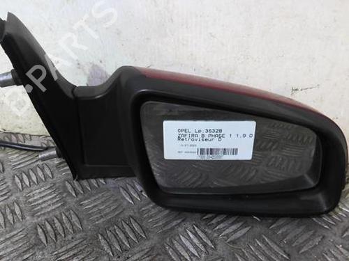 Right mirror OPEL ZAFIRA / ZAFIRA FAMILY B (A05) 1.9 CDTI (M75) | BP22002090C27 