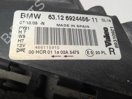 Used Right headlight BMW 1 (E87) 120 d (163 hp) 20368607