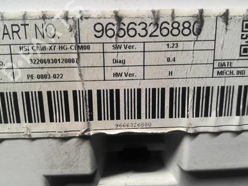 Used Instrument cluster Instrument cluster CITROËN C5 III (RD_) 1.6 HDi 110 (RD9HZC) (109 hp) 20356003 20356003