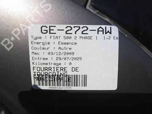 Rear mirror FIAT 500 (312_) 1.2 (312AXA1A) | BP28293910I6  - Image 13