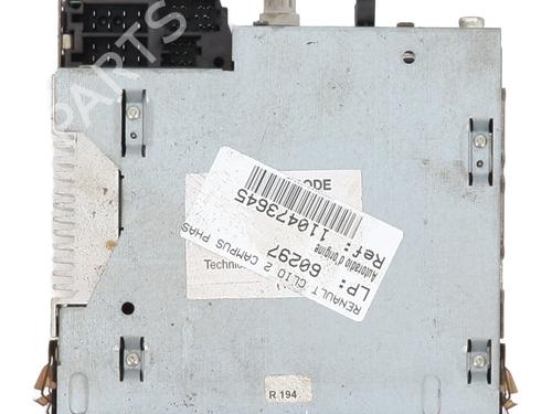 Used Radio Radio RENAULT CLIO II (BB_, CB_) 1.5 dCi (B/C2J) (68 hp) 28066775 28066775
