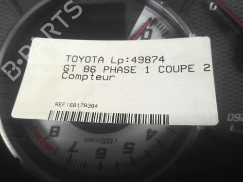 Instrument cluster TOYOTA GT 86 Coupe (ZN6_) 2.0 (ZN6AC_, ZN6BC_, ZN6K) | BP20352323C47 