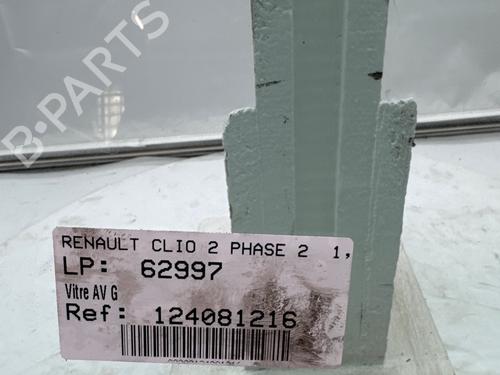 Used Front left door window Front left door window RENAULT CLIO II (BB_, CB_) [1998-2016] 34203264 34203264