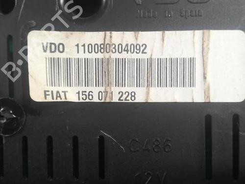Instrument cluster ALFA ROMEO 147 (937_) 1.9 JTDM 8V (937.AXD1A, 937.AXU1A, 937.BXU1A) | BP21786340C47 