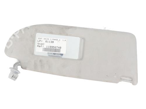 Høyre solskjerm SEAT IBIZA III (6L1) 1.4 TDI (70 hp) 31655388
