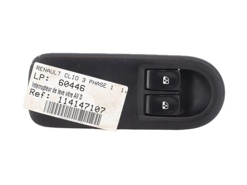 Used Right front window switch RENAULT CLIO III (BR0/1, CR0/1) 1.2 16V (BR0P, CR0P) (101 hp) 29758682