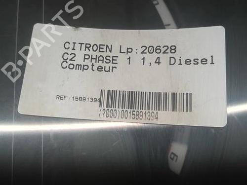 Instrument cluster CITROËN C2 (JM_) 1.4 HDi | BP21728087C47 
