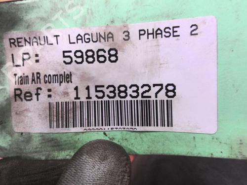 Bagaksel RENAULT LAGUNA III (BT0/1) 1.5 dCi (BT00, BT0A, BT0T, BT1J) (110 hp) 30441234