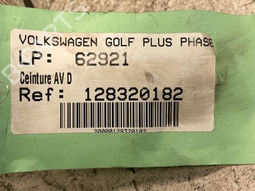 Sikkerhedssele foran højre Sikkerhedssele foran højre VW GOLF V (1K1) [2003-2010] 37450790 37450790