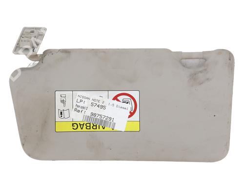 Used Right sun visor NISSAN NOTE (E12) 1.5 dCi (90 hp) 22596979
