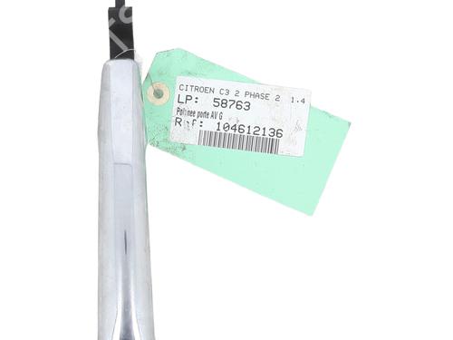 Front left exterior door handle CITROËN C3 II (SC_) 1.4 HDi 70 (SC8HZC, SC8HR0, SC8HP4) | BP25010539C128 