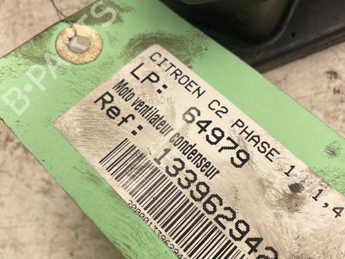 Used Radiator fan Radiator fan CITROËN C2 (JM_) 1.4 HDi (68 hp) 39957518 39957518