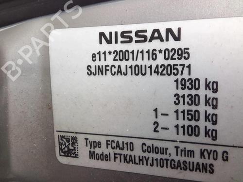 Climate control NISSAN QASHQAI / QASHQAI +2 I (J10, NJ10, JJ10E) 1.5 dCi | BP20362132I5 