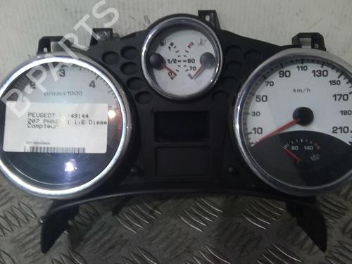 Used Instrument cluster PEUGEOT 207 (WA_, WC_) 1.6 HDi (90 hp) 20367350