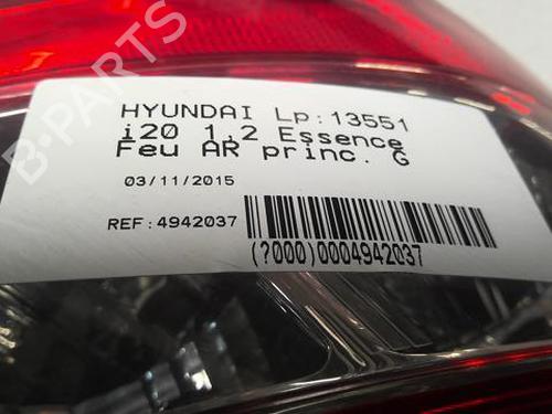 Left taillight HYUNDAI i20 I (PB, PBT) 1.2 | BP20369217C34 