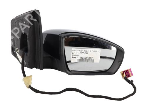 Right mirror VW POLO V (6R1, 6C1) 1.6 TDI | BP21521077C27 