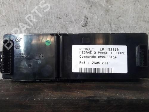 Climate control RENAULT MEGANE III Coupe (DZ0/1_) 1.5 dCi (DZ0B) | BP20369472I5 