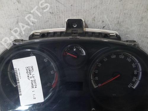 Used Instrument cluster OPEL CORSA D (S07) 1.3 CDTI (L08, L68) (75 hp) 20363836