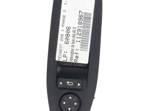 Used Left front window switch PEUGEOT 208 I (CA_, CC_) 1.6 HDi / BlueHDi 75 (75 hp) 29440626