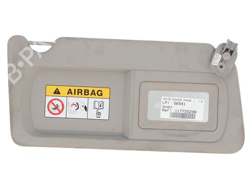 Used Right sun visor DACIA DOKKER Box Body/MPV 1.6 (83 hp) 30976496