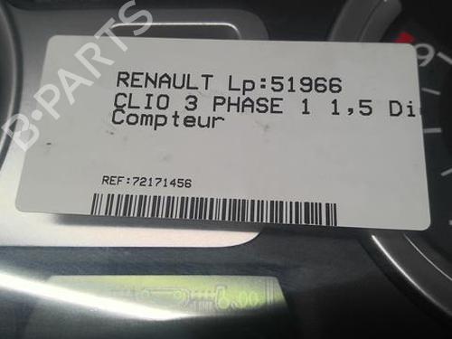 Instrument cluster RENAULT CLIO III (BR0/1, CR0/1) 1.5 dCi (BR17, CR17) | BP20366597C47 