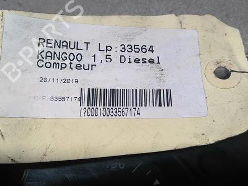 Used Instrument cluster Instrument cluster RENAULT KANGOO Express (FW0/1_) 1.5 dCi 75 (FW07, FW10, FW04) (75 hp) 21635995 21635995