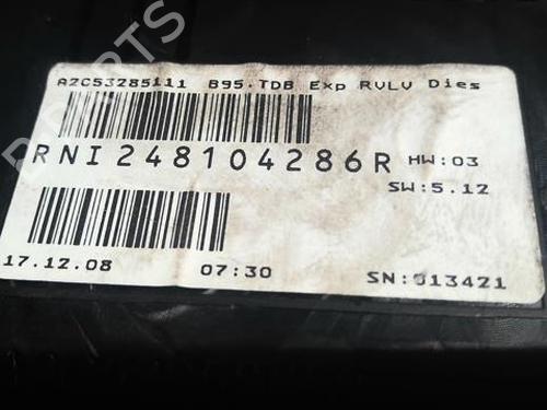 Instrument cluster RENAULT MEGANE III Hatchback (BZ0/1_, B3_) 1.5 dCi | BP20358051C47 