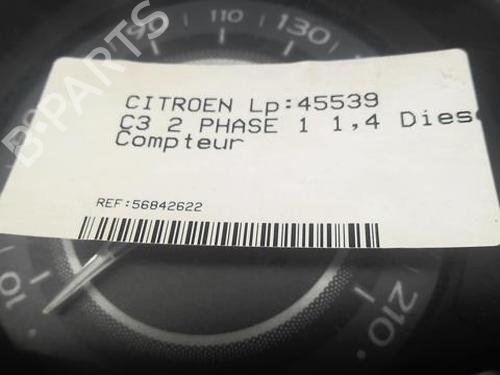 Used Instrument cluster Instrument cluster CITROËN C3 II (SC_) 1.4 HDi 70 (SC8HZC, SC8HR0, SC8HP4) (68 hp) 21728142 21728142